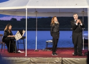 Georg-Kreisler-Abend mit Tom Quaas und Anna Böhm zu Gast beim 15. Seefestival in Wustrau.